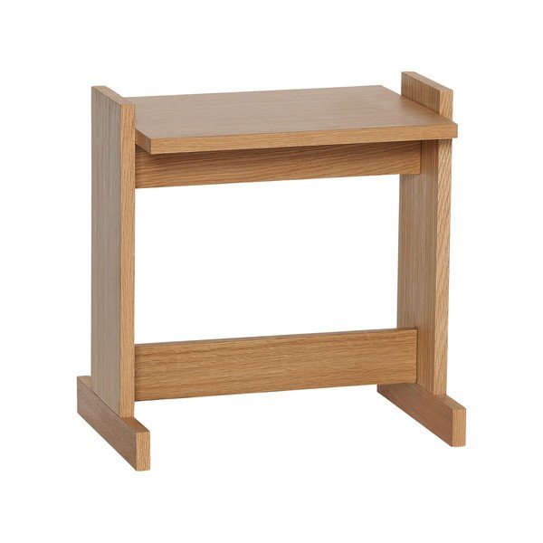 Tavolino con effetto rovere 30x44 cm Futu – Hübsch