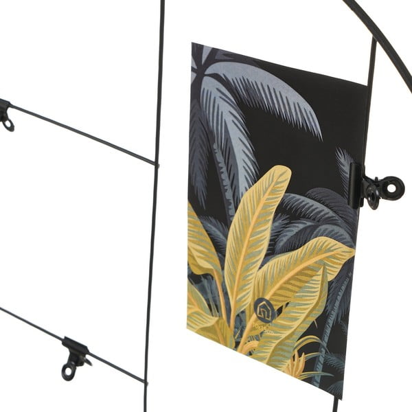 Set di 2 supporti per foto in metallo nero - Casa Selección-image-1