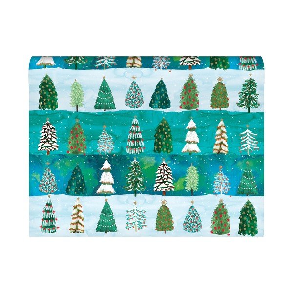 Set di 5 carte da regalo con motivo natalizio 69,5x48,5 cm Wild Winter Forest - Roger la Borde-image-1