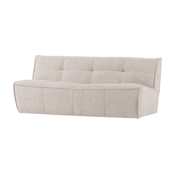 Divano beige con rivestimento in bouclé 204 cm Cluster – vtwonen-image-2