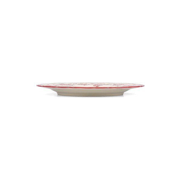 Piatto da dolce burgundy/avorio in porcellana ø 21,5 cm Cyril – S|P Collection-image-3