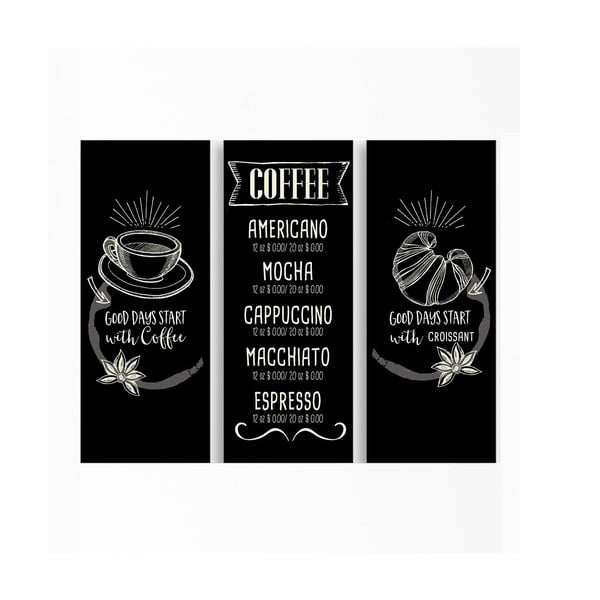 Set di 3 poster 20x50 cm - Wallity