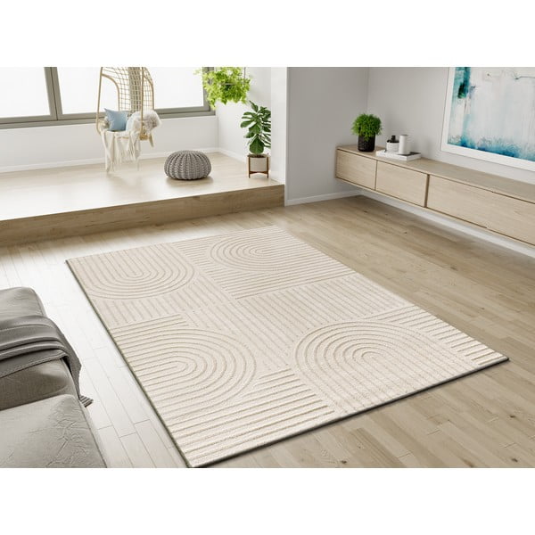 Tappeto crema 160x230 cm Zen - Universal-image-1