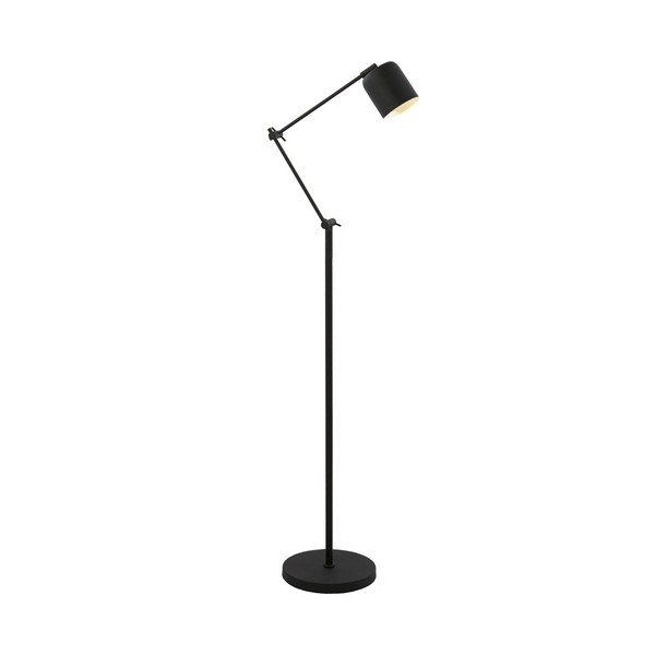 Lampada da terra nera con intensità regolabile (altezza totale 150 cm) Rijeka – Light & Living-image-1
