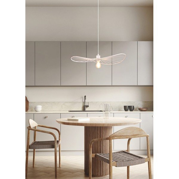 Apparecchio a sospensione bianco ø 60 cm Chapeau - Reality-image-1