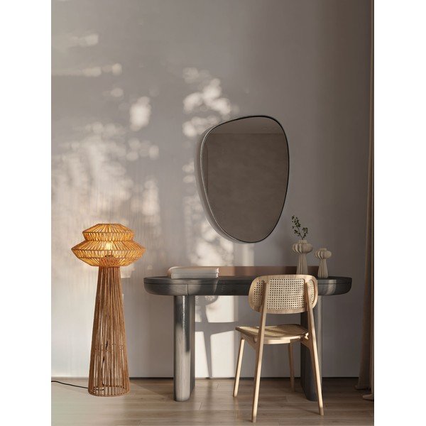 Lampada da terra di colore naturale con rivestimento in corda (altezza totale 90,5 cm) Nua – Nova Luce-image-2