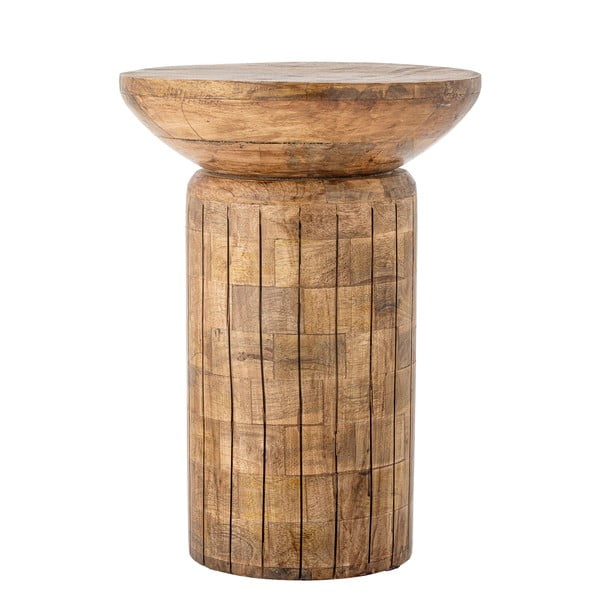 Tavolino rotondo in mango massiccio ø 30 cm Yasme – Bloomingville