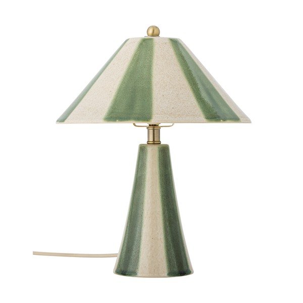 Lampada da tavolo in ceramica con paralume in ceramica (altezza totale 35 cm) Olive – Bloomingville