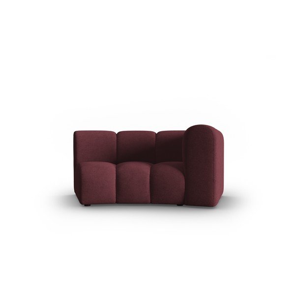 Modulo divano bordeaux (angolo destro) Lupine - Micadoni Home