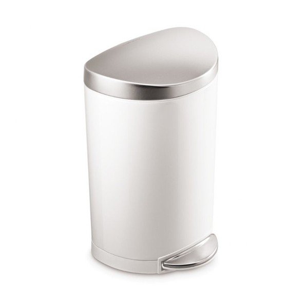 Cestino da bagno 10 L, bianco - simplehuman
