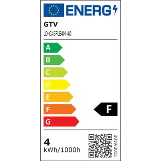 Lampadina LED con luce neutra e presa E14, 4 W – GTV