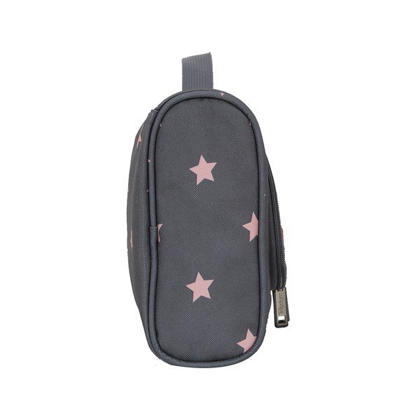 Set di valigie a 4 ruote e astuccio per cosmetici grigio e rosa Lollipops Starry - LOLLIPOPS-image-4