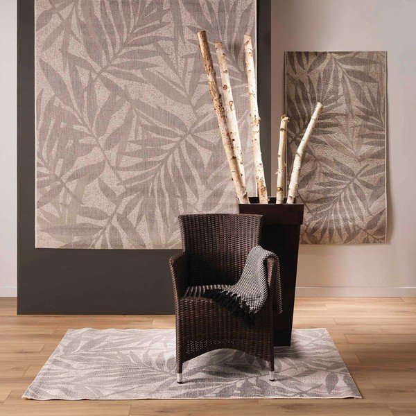 Tappeto in grigio chiaro 80x150 cm Palmyre – douceur d'intérieur-image-2