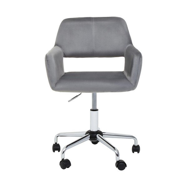 Sedia da ufficio grigia imbottito Brent – Premier Housewares-image-2