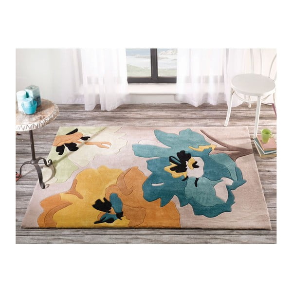 Tappeto Bloom 120x170 cm, blu - Flair Rugs
