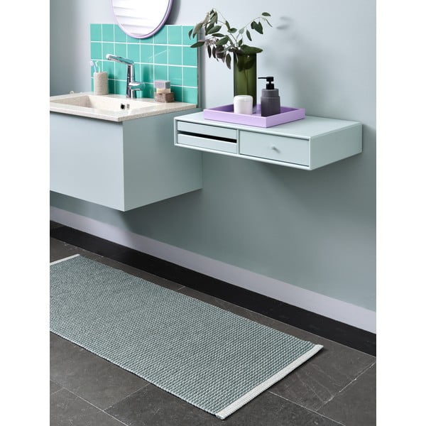 Passatoia da interno/esterno verde chiaro 60x150 cm Mono Sage Army – Pappelina-image-1