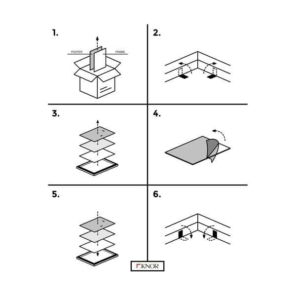 Set di dipinti 6 pz 32x32 cm – knor-image-3