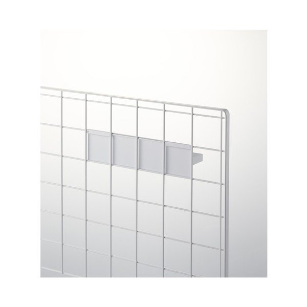 Portasciugamani bianco per pannello a griglia a torre - YAMAZAKI-image-1