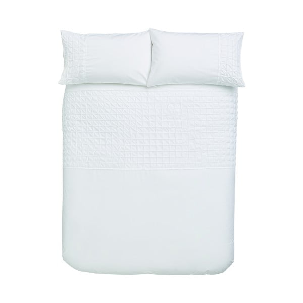 Biancheria da letto in cotone bianco, 200 x 200 cm Origami - Bianca