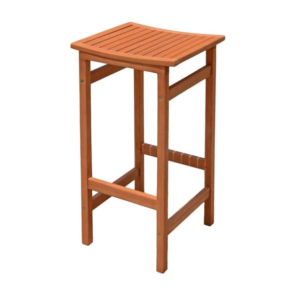 Sedie da bar da esterno in set marroni in legno massiccio 2 pz Palmdale – Garden Pleasure-image-1