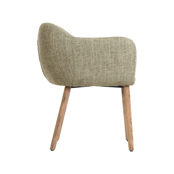 Set di sedie da pranzo verde chiaro in imbottito con braccioli 2 pz Blaine – Light & Living-image-3