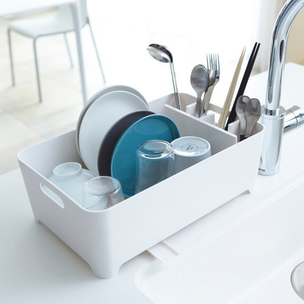 Scolapiatti bianco Tower - YAMAZAKI-image-2