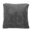 Cuscino decorativo grigio scuro a coste, 40 x 40 cm - Tiseco Home Studio