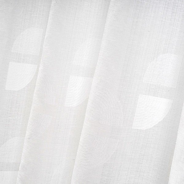 Tenda bianca in jacquard 140x260 cm Mid Century – Casa Selección-image-4