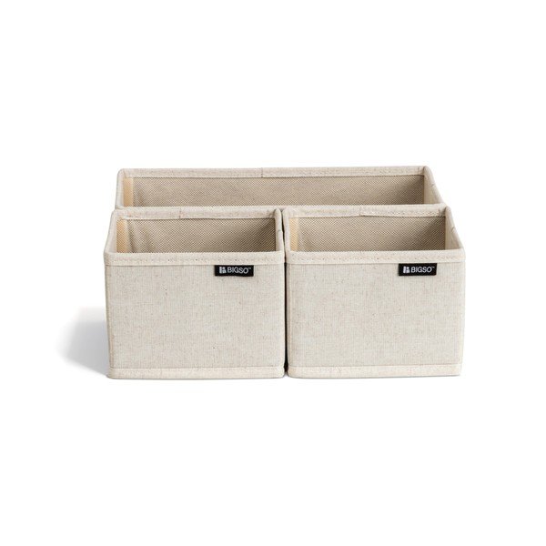 Set di organizer per cassetti in tessuto 3 pz Soft Storage – Bigso