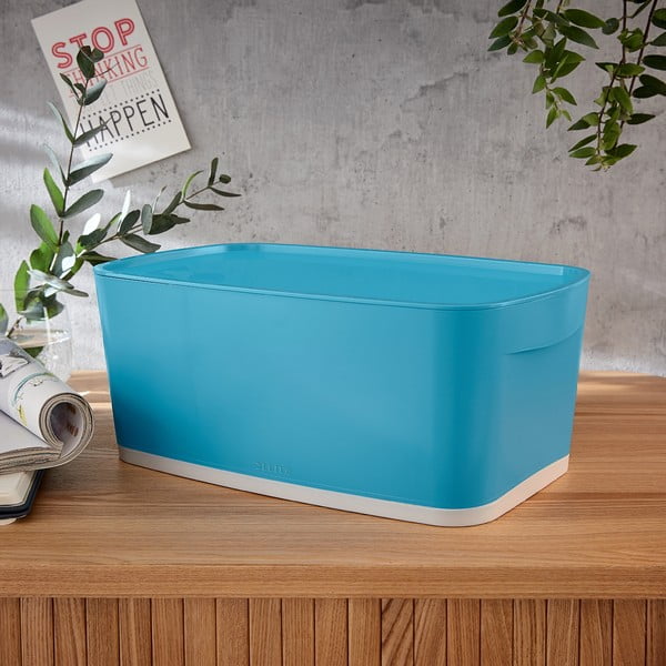 Scatola portaoggetti blu con coperchio MyBox - Leitz-image-3