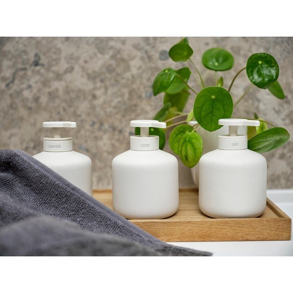 Dispenser di sapone in gres bianco Inu - Zone-image-4