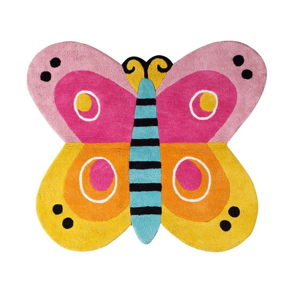 Tappeto per bambini 80x90 cm Butterfly - Premier Housewares