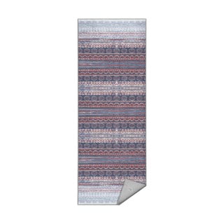 Passatoia viola/grigia lavabile 80x200 cm Vintage Stripe – Mila Home