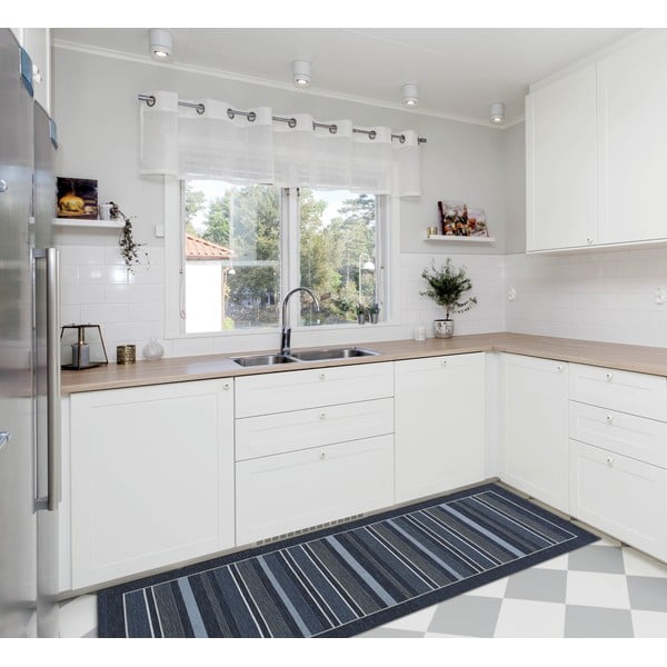 Runner blu scuro, 55 x 140 cm Velour - Floorita-image-2