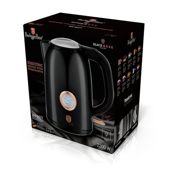 Bollitore nero 1,7 l Black Rose Collection - BerlingerHaus-image-3