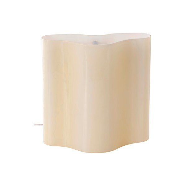 Lampada da parete beige in vetro con alimentazione a corrente Europa – Jotex