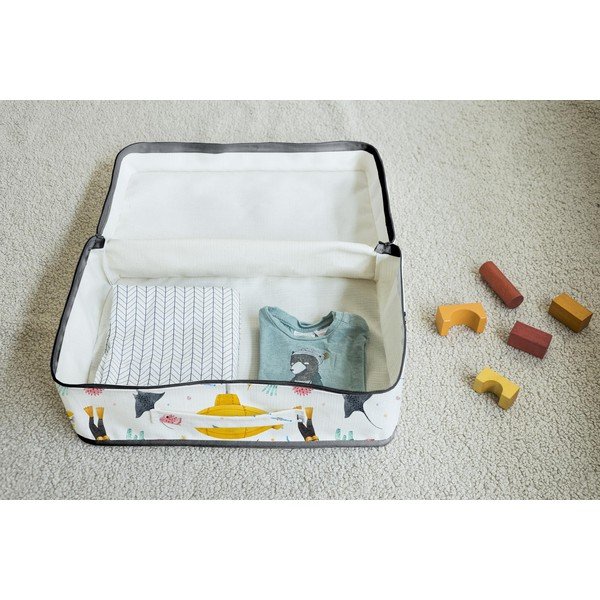 Contenitore in tessuto per vestiti 36x25x11 cm Submarine - Little Nice Things-image-1