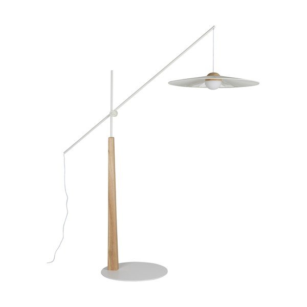Lampada da terra bianca/di colore naturale (altezza totale 200 cm) Belle – Zuiver