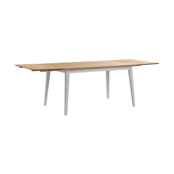 Tavolo da pranzo in rovere con gambe bianche Mimi, 140 x 90 cm Filippa - Rowico-image-1