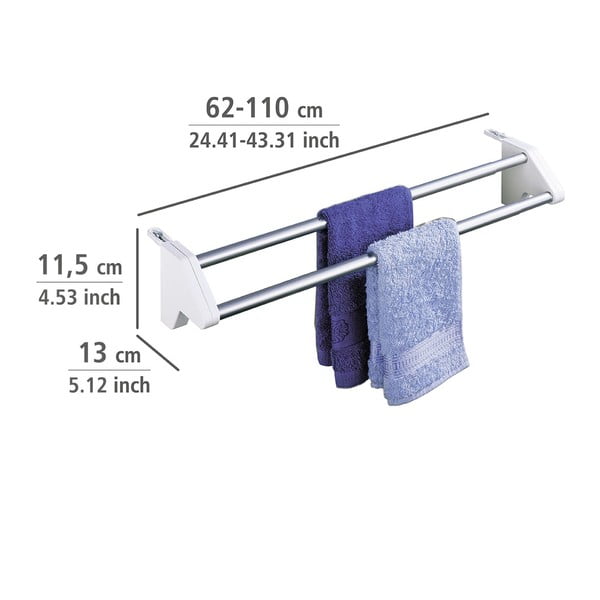 Asciugabiancheria regolabile per radiatore Standard Twin - Wenko-image-3