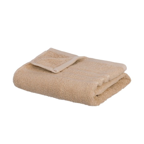 Asciugamano tipo terry beige in cotone 50x100 cm Simple – Casa Selección