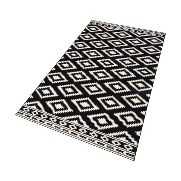 Runner in bianco e nero Gloria , 80 x 300 cm Ethno - Hanse Home-image-3