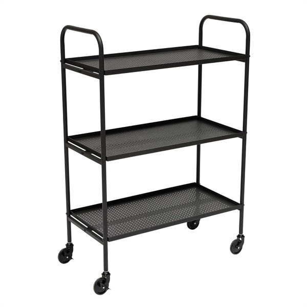 Tavolino da servizio in acciaio su ruote 37,5x75 cm Maki – OYOY Living Design
