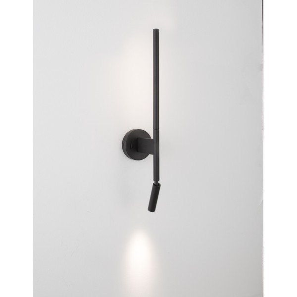 Lampada da parete LED nera opaca in alluminio con struttura flessibile Handy – Nova Luce-image-4