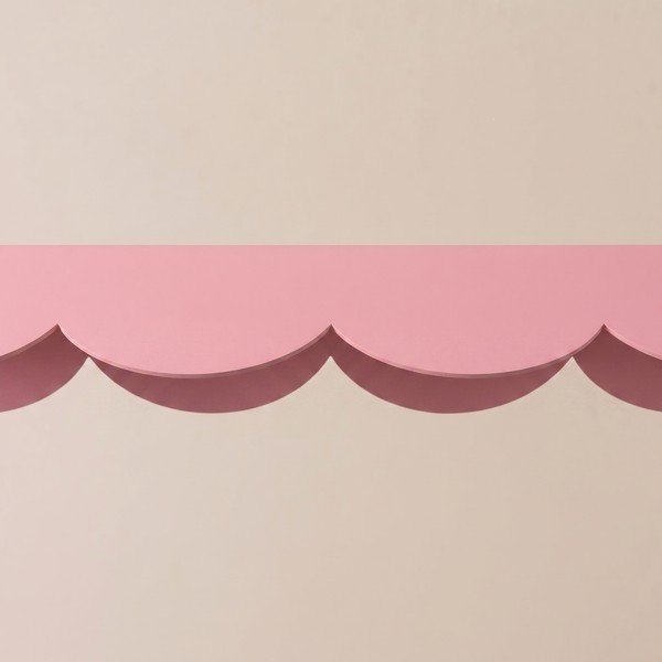 Lampadario LED rosa in alluminio BISCUIT – Thoro-image-3