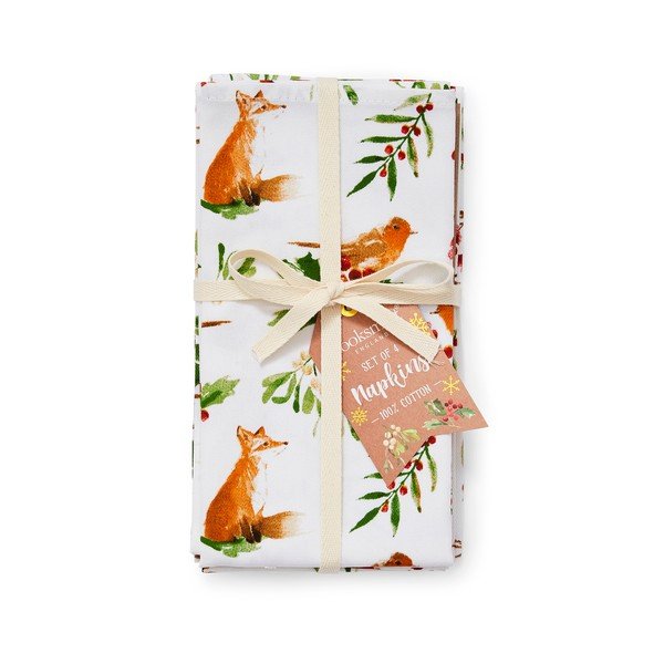 Set di 4 tovaglioli in cotone , 45 x 45 cm A Winters Tale - Cooksmart ®