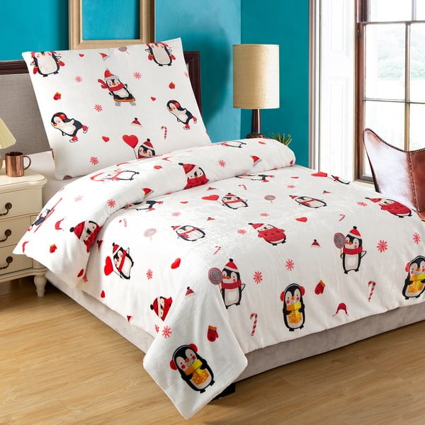 Biancheria da letto microplush 200x140 cm Penguin - My House