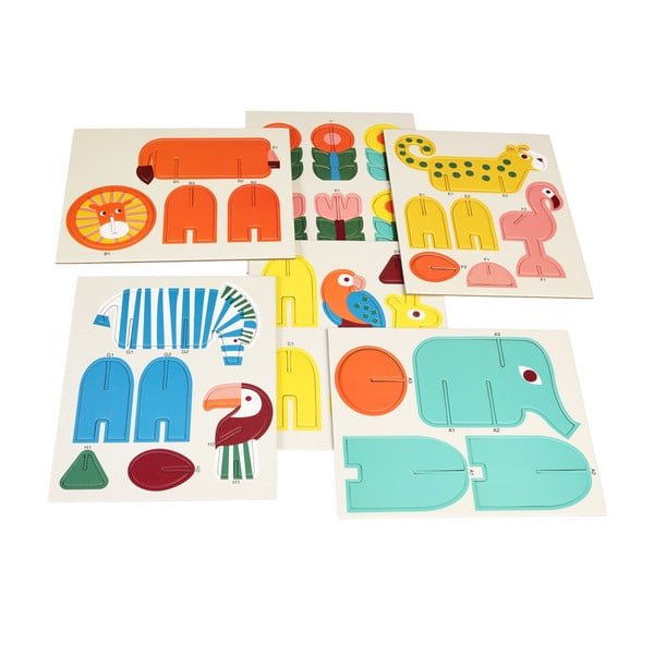 Gioco pieghevole in legno Wild Wonders - Rex London-image-1