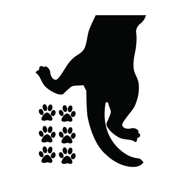 Adesivo Impronte di gatto - Ambiance-image-1