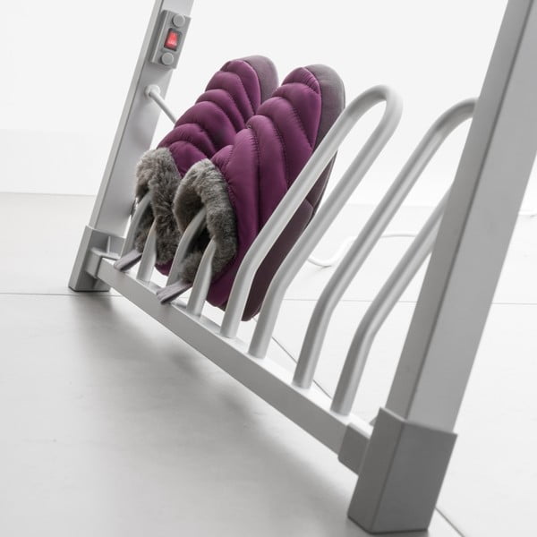 Stendibiancheria elettrico pieghevole grigio Asciugapanni - InnovaGoods-image-1